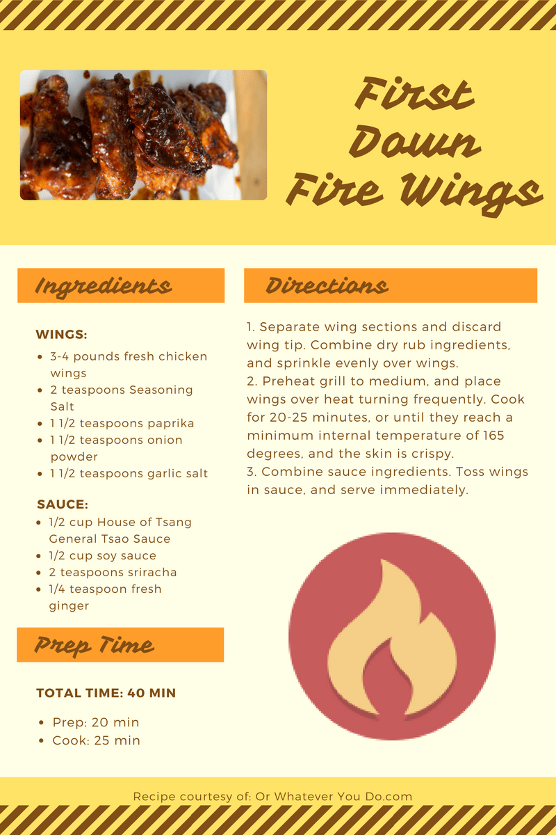 First Down Fire Wings Recipe 