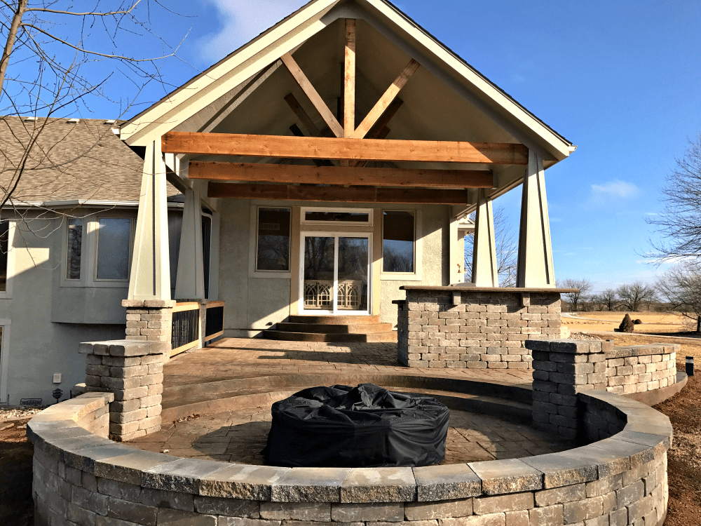 fire pit area