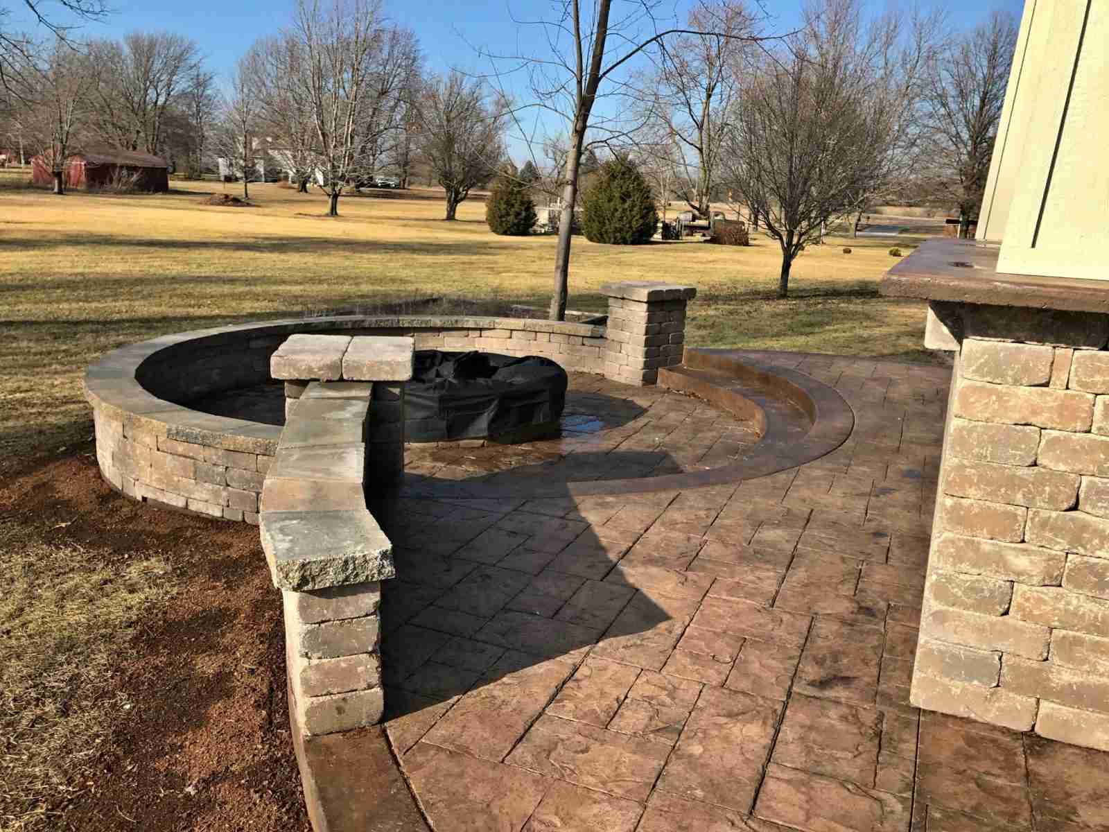 fire pit area