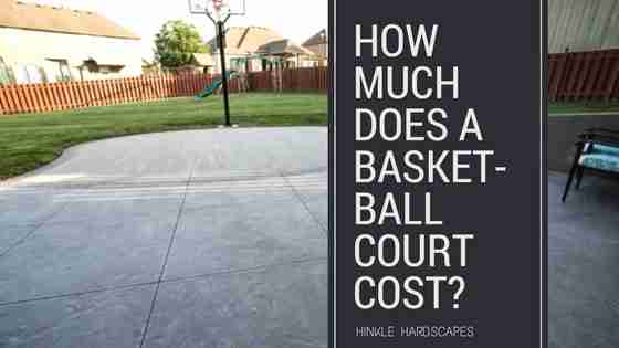 Backyard With A Fire Pit & Basket Ball Court