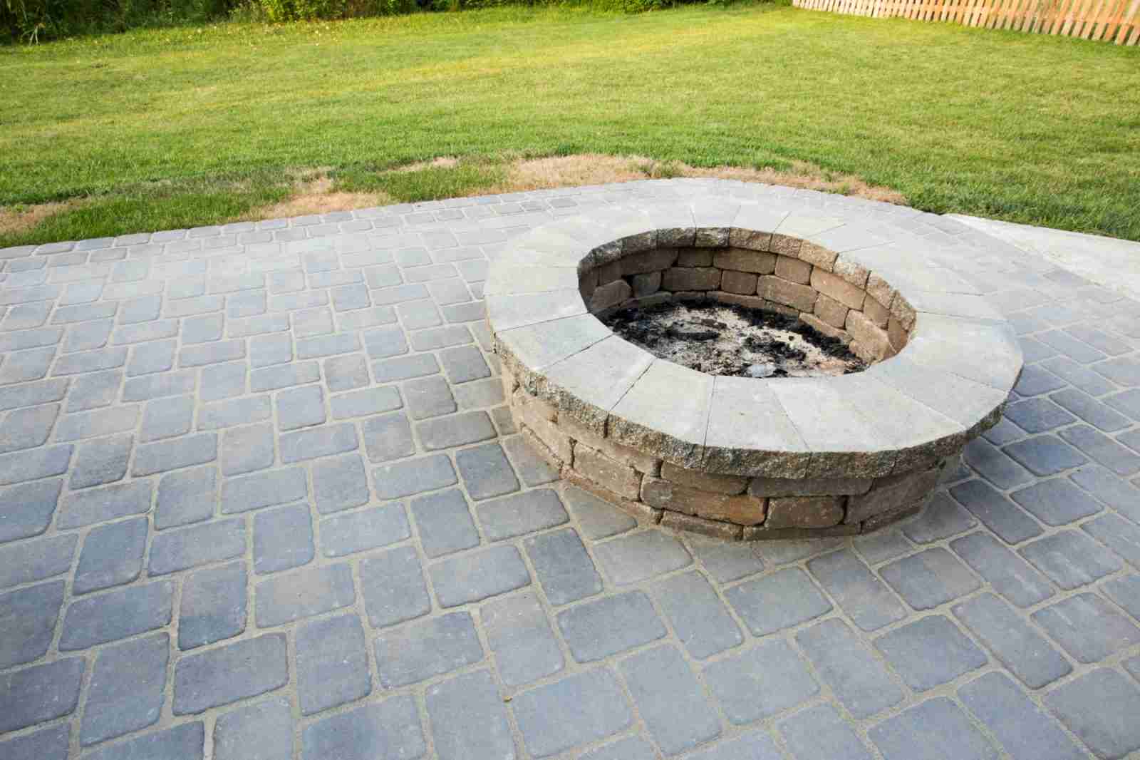 wood-burning fire pit
