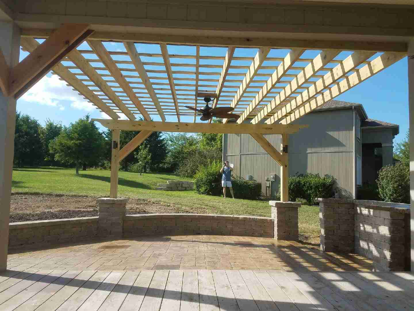 installed ceiling fans