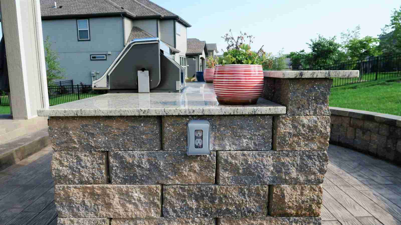 Belgard's Anchor Highland in the shade Brittany Beige