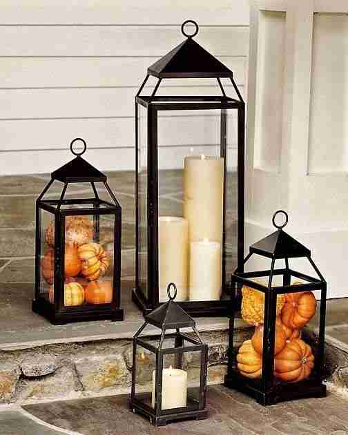 Pumpkin lamps 
