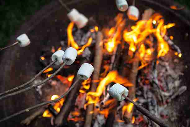 S'mores Over The Fire Pit!