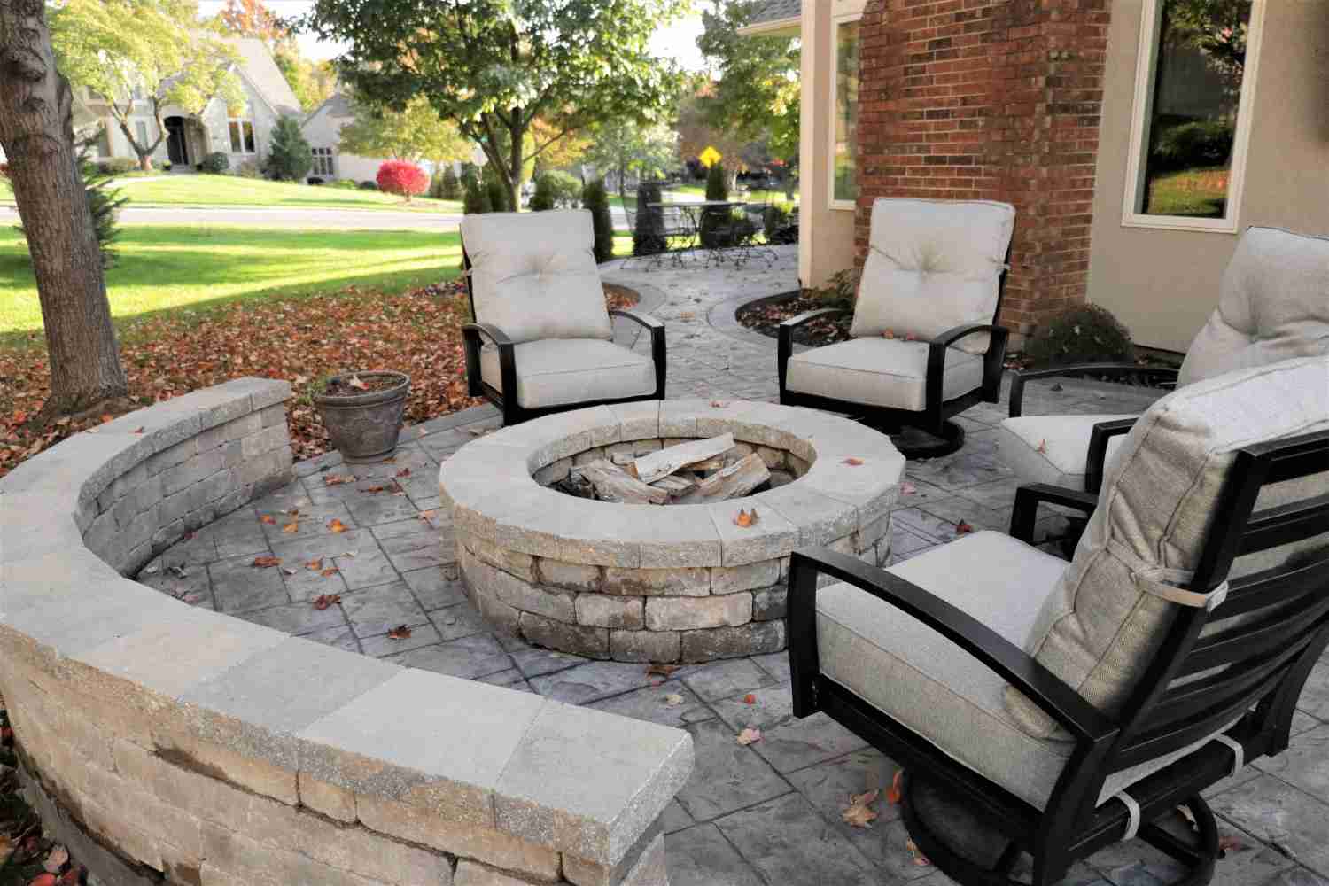 fire-pit seating