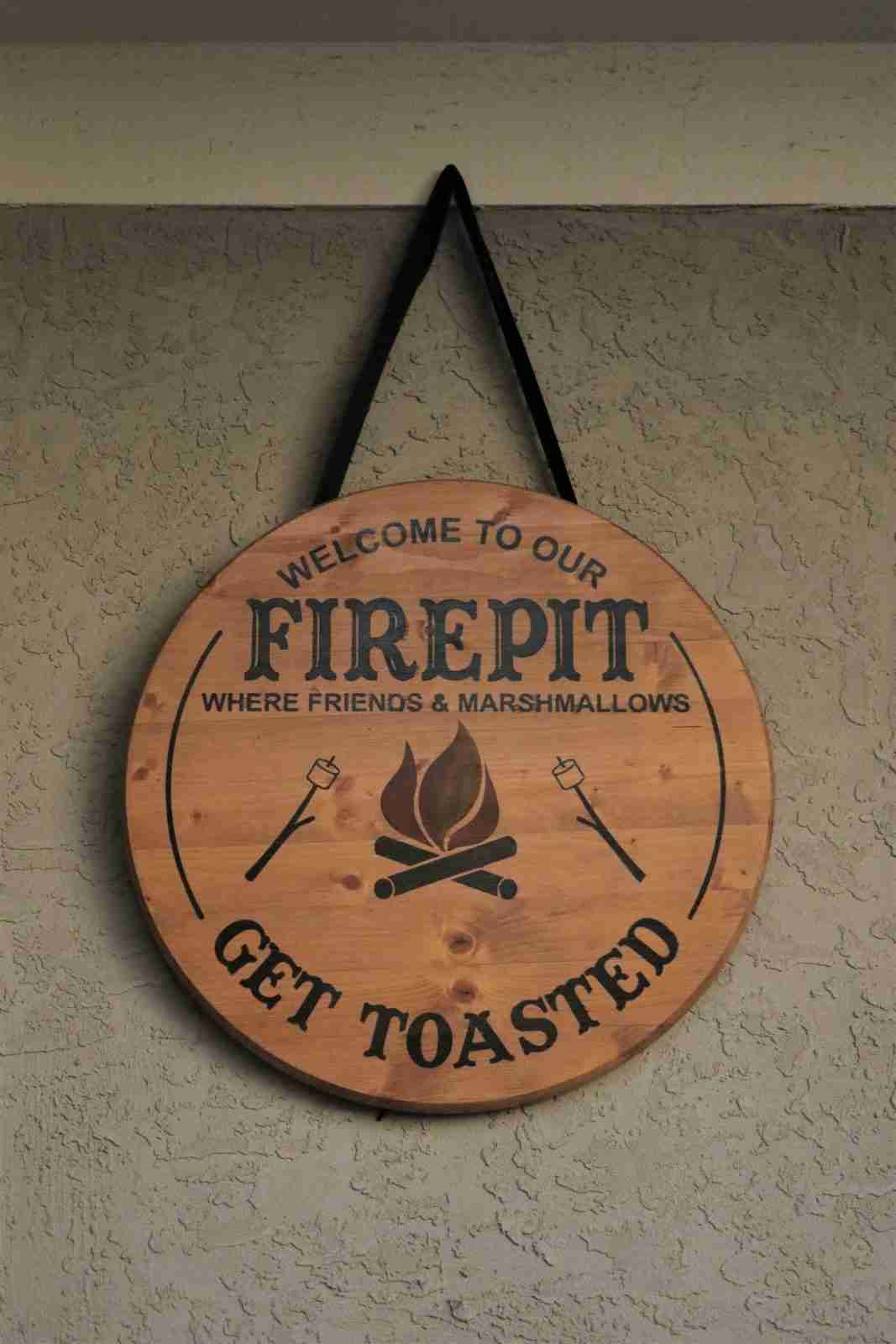 Firepit Sign