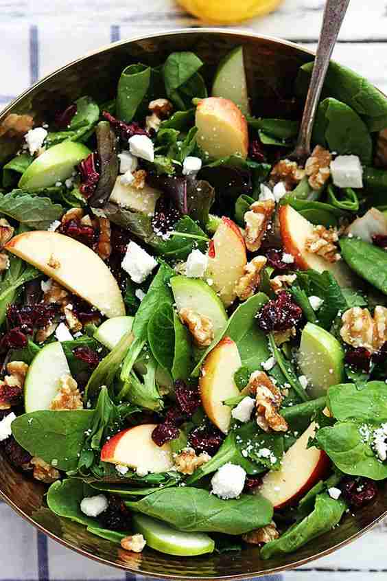 Apple, Cranberry & Walnut Salad