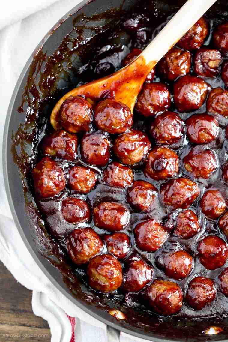 Cranberry Cocktail Meatballs