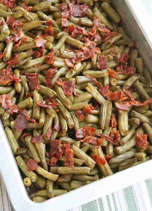 Bacon Glazed Green Beans
