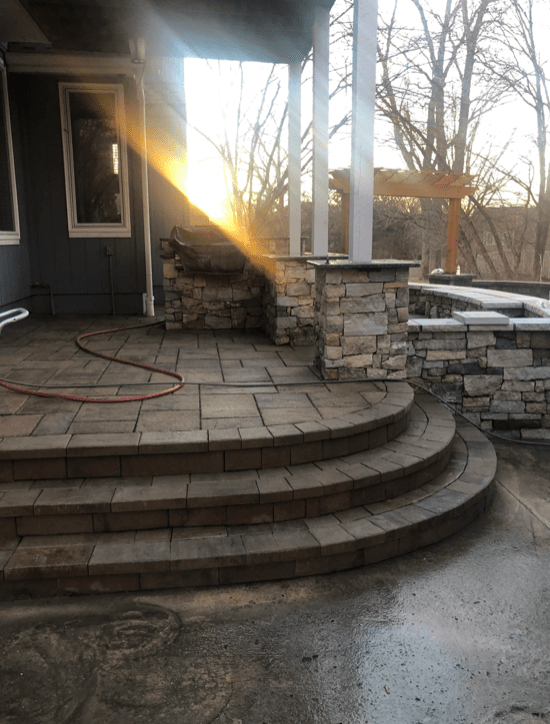 backyard transformation kansas city