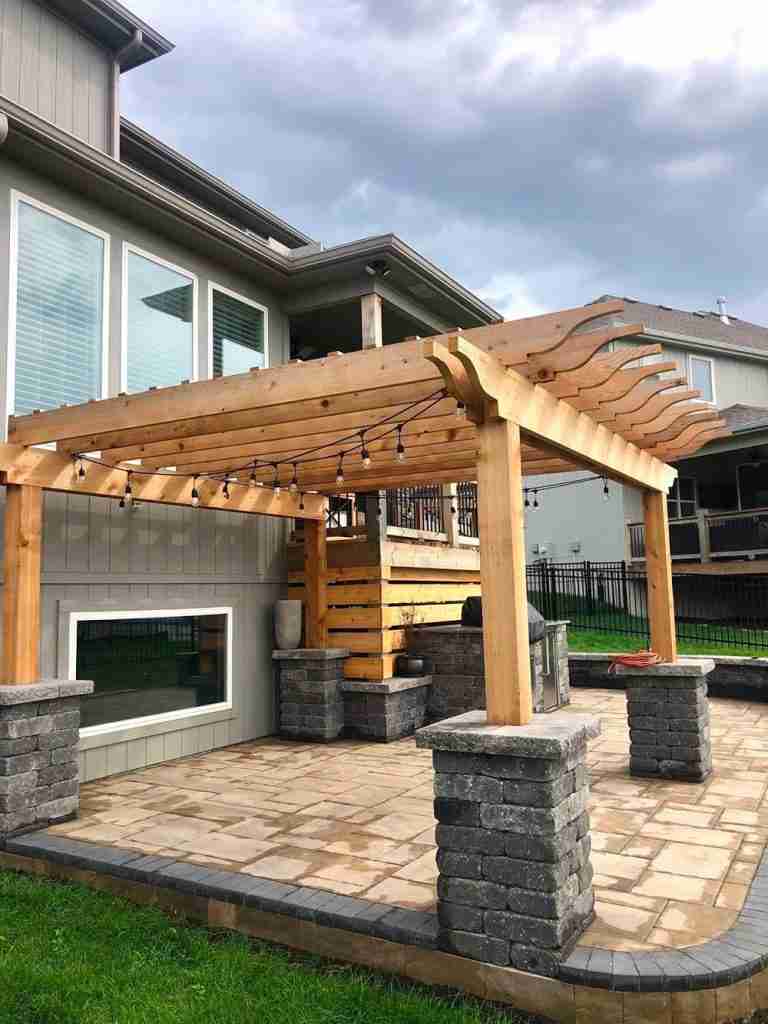 cedar pergola
