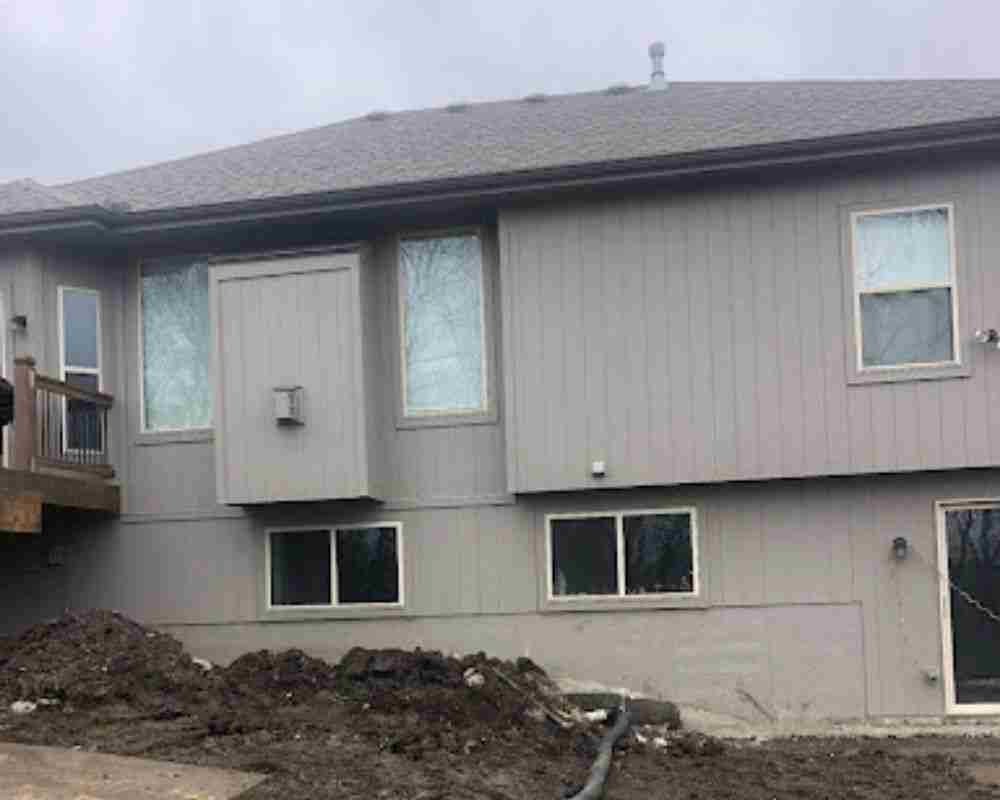 deck installation progress 