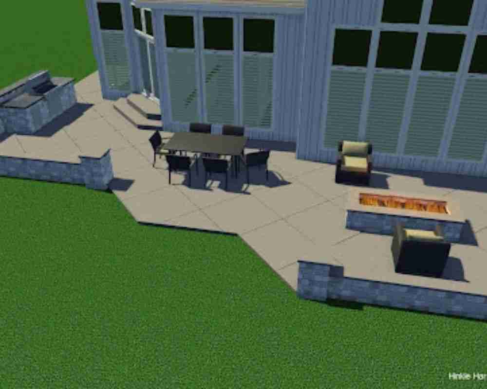 3D designs fireplace