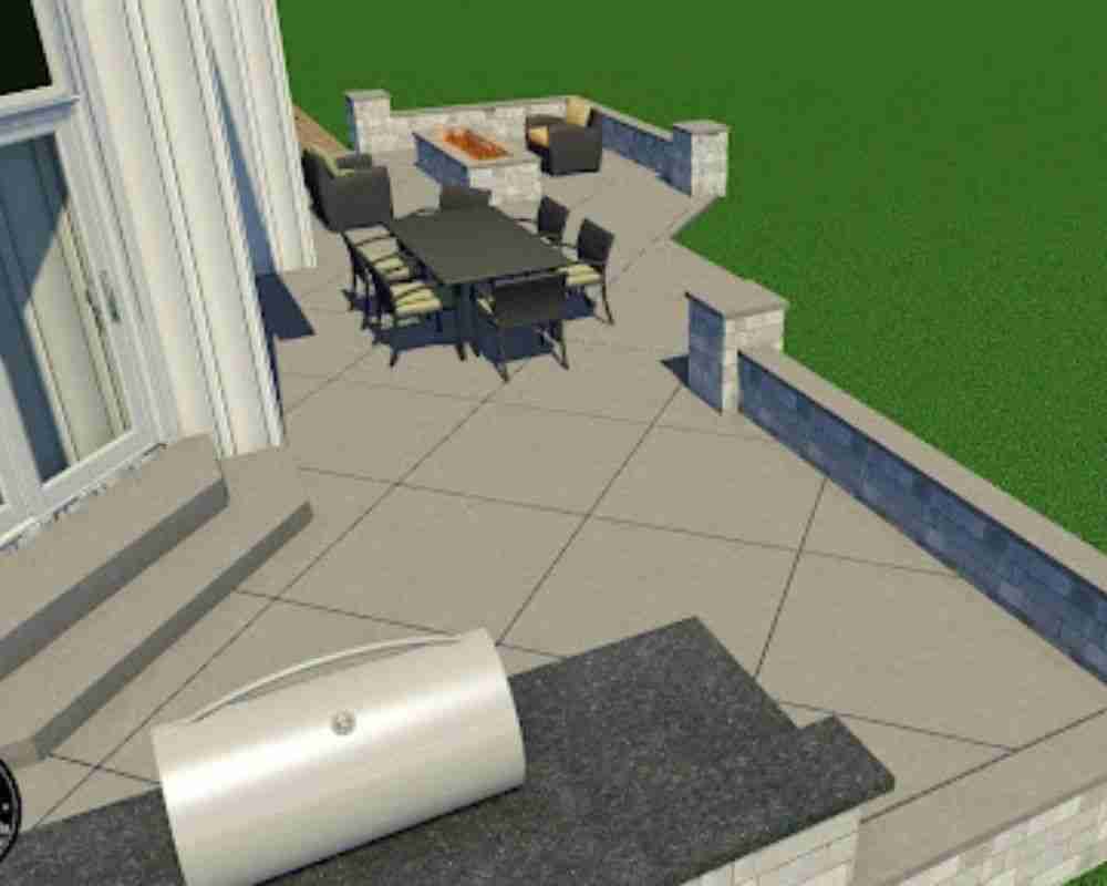3D designs patio