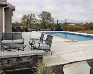 poolside patio
