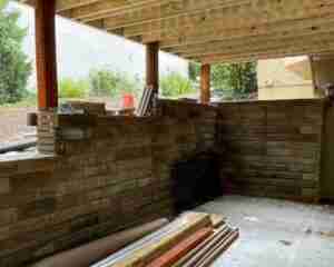 composite deck under