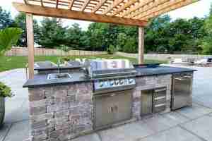 outdoor kitchen