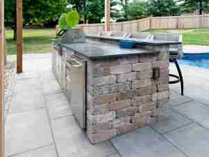 outdoor kitchen