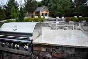 outdoor kitchen