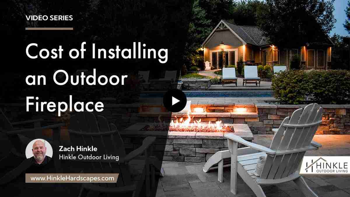 installing an outdoor fireplace