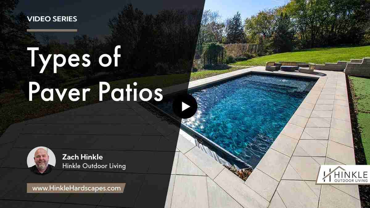 types of paver patios