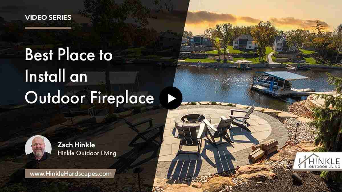 install an outdoor fireplace