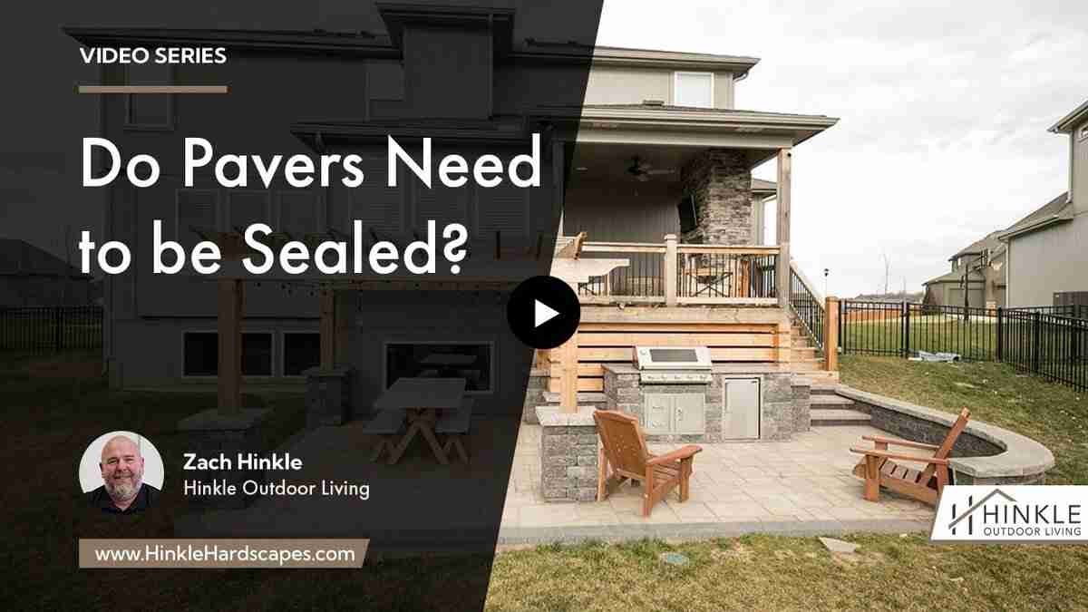 pavers need to be sealed