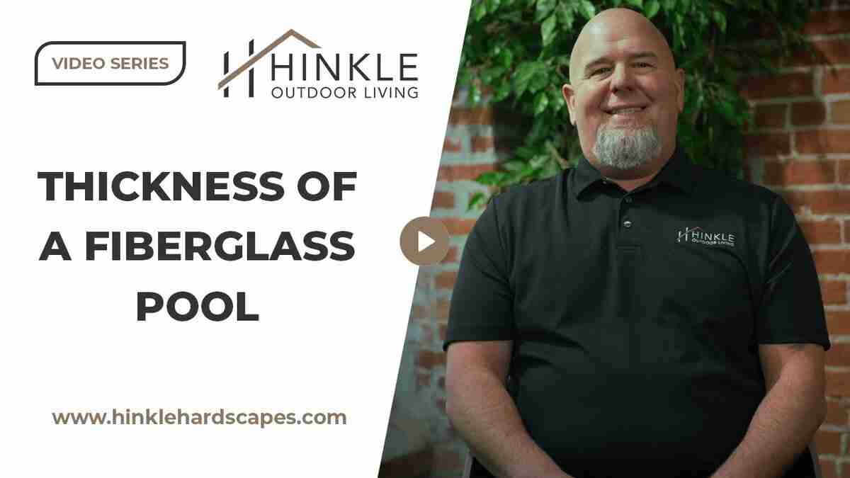 thickness of a fiberglass pool