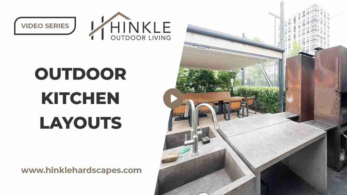 outdoor kitchen layout