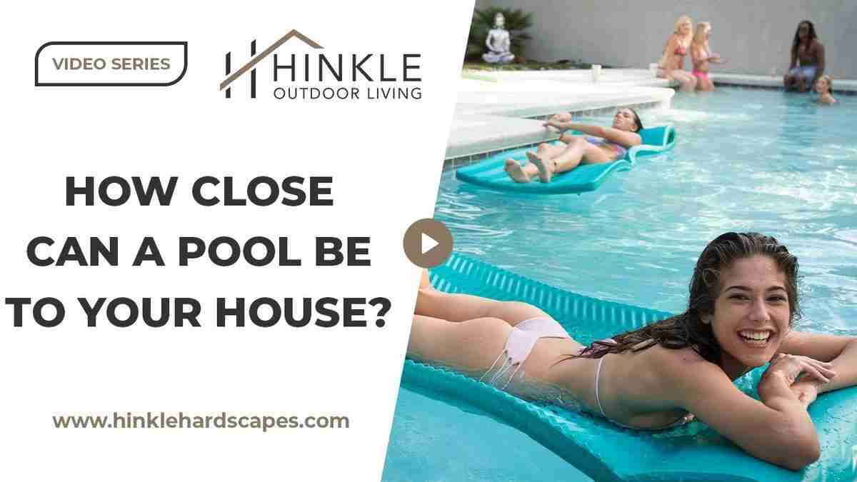 how close can a pool be to your house