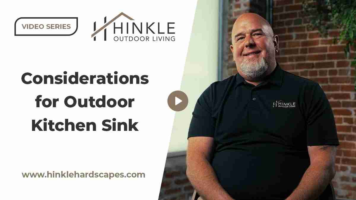 outdoor kitchen sink