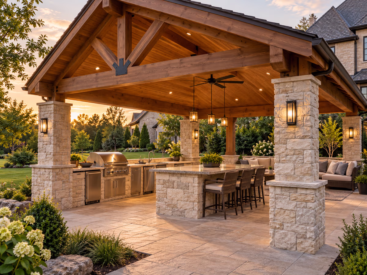 Covered Outdoor Kitchens