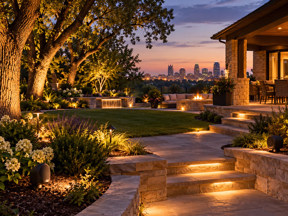 Outdoor Lighting and Sound